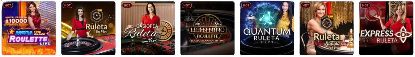 Juegos con crupier en vivo en AdmiralBet